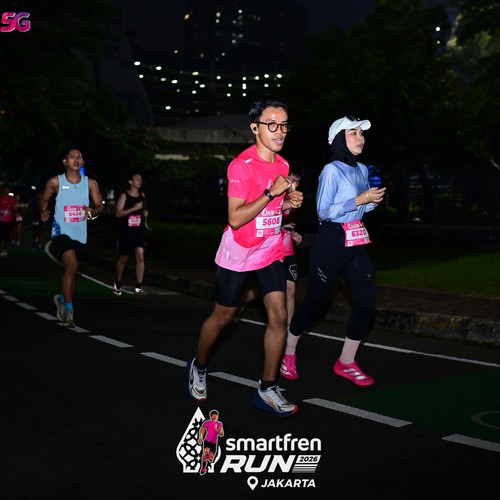 Race photo from SMARTFREN RUN 2026