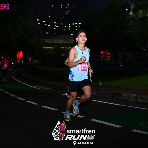 Race photo from SMARTFREN RUN 2026
