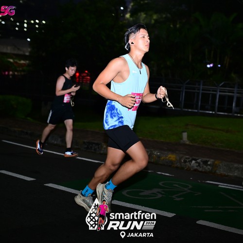 Race photo from SMARTFREN RUN 2026