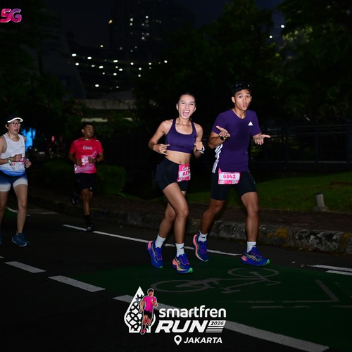 Race photo from SMARTFREN RUN 2026