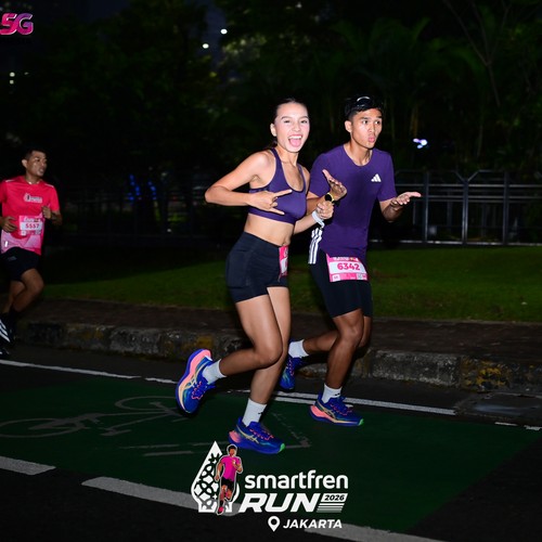 Race photo from SMARTFREN RUN 2026