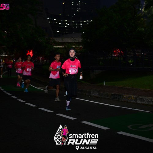 Race photo from SMARTFREN RUN 2026