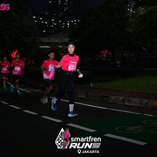 Race photo from SMARTFREN RUN 2026