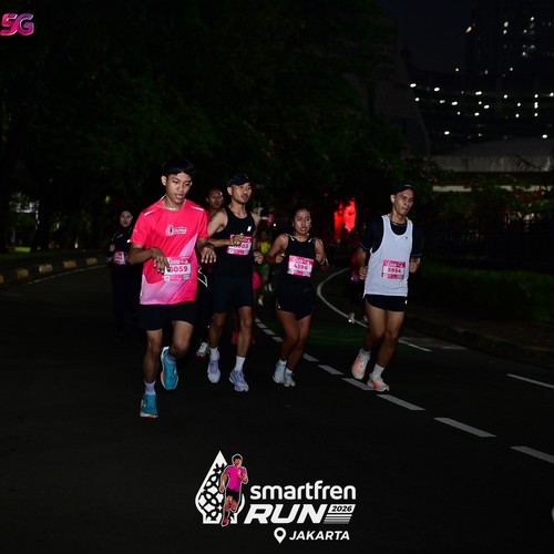 Race photo from SMARTFREN RUN 2026