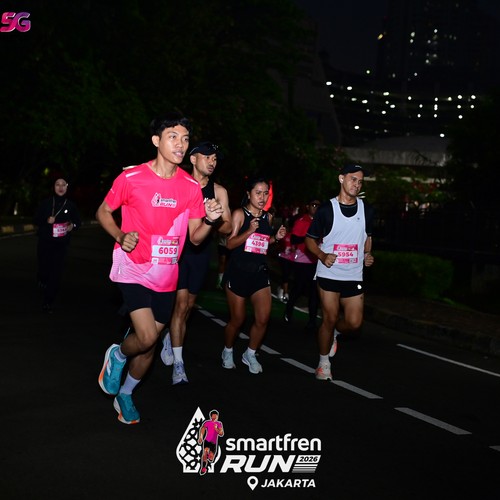Race photo from SMARTFREN RUN 2026