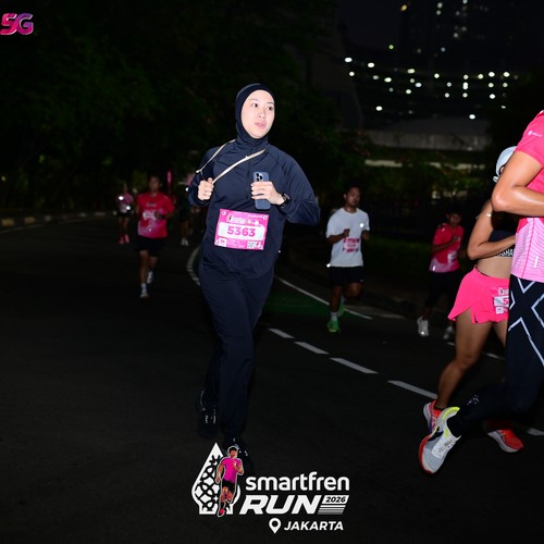 Race photo from SMARTFREN RUN 2026