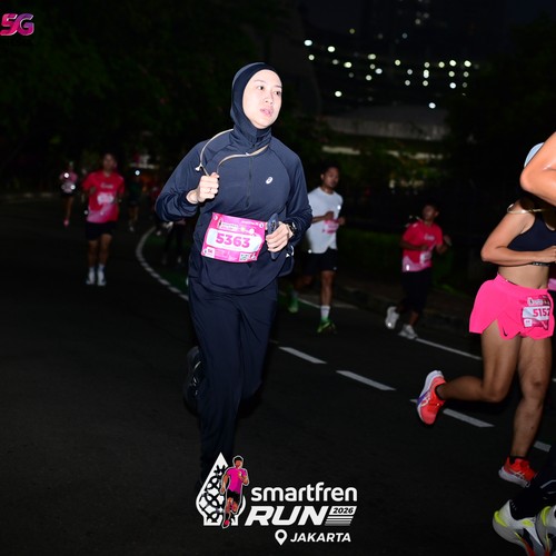 Race photo from SMARTFREN RUN 2026