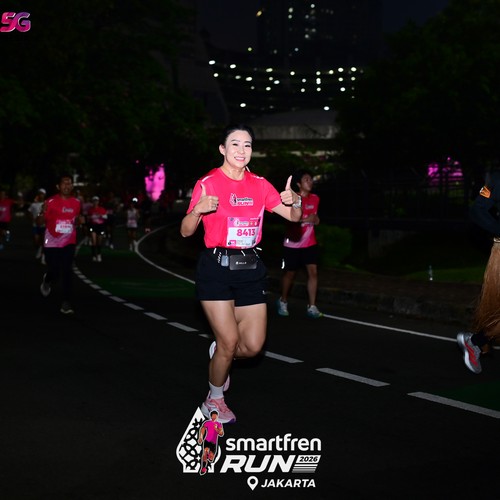 Race photo from SMARTFREN RUN 2026