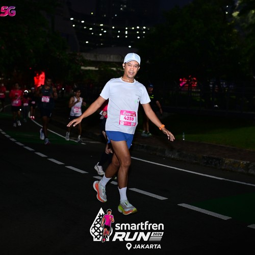 Race photo from SMARTFREN RUN 2026