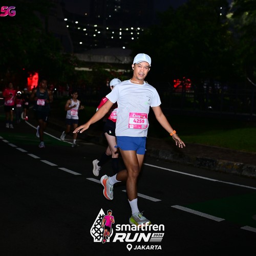 Race photo from SMARTFREN RUN 2026