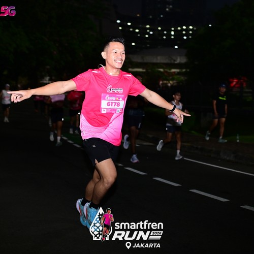 Race photo from SMARTFREN RUN 2026
