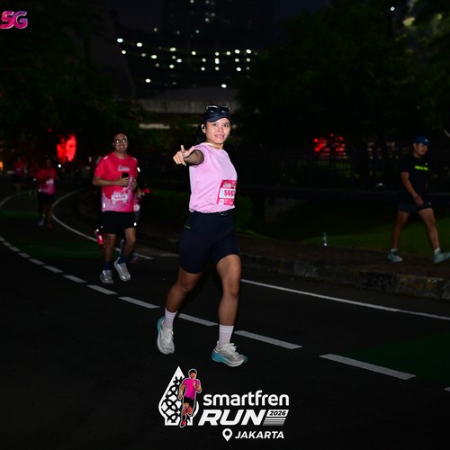 Race photo from SMARTFREN RUN 2026