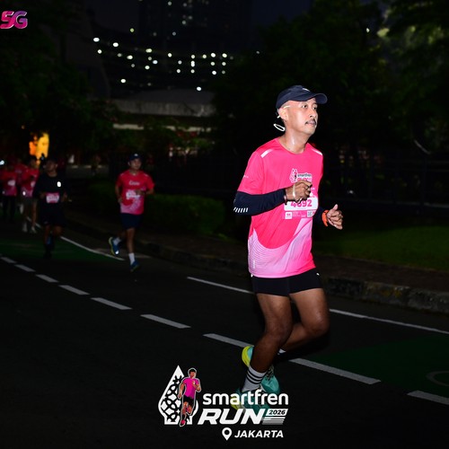 Race photo from SMARTFREN RUN 2026