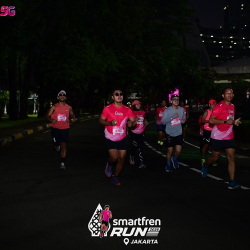 Race photo from SMARTFREN RUN 2026