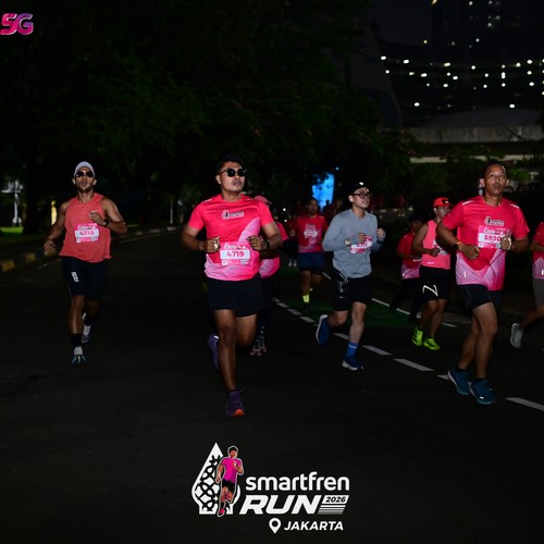 Race photo from SMARTFREN RUN 2026