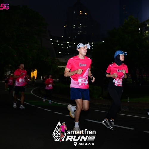 Race photo from SMARTFREN RUN 2026