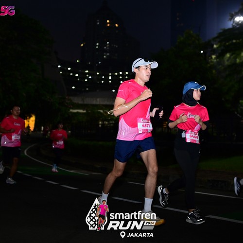 Race photo from SMARTFREN RUN 2026
