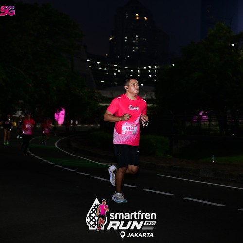 Race photo from SMARTFREN RUN 2026