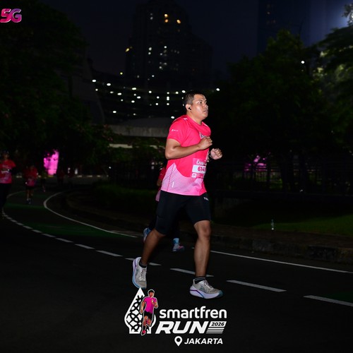 Race photo from SMARTFREN RUN 2026