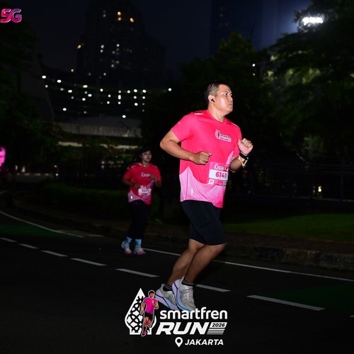 Race photo from SMARTFREN RUN 2026