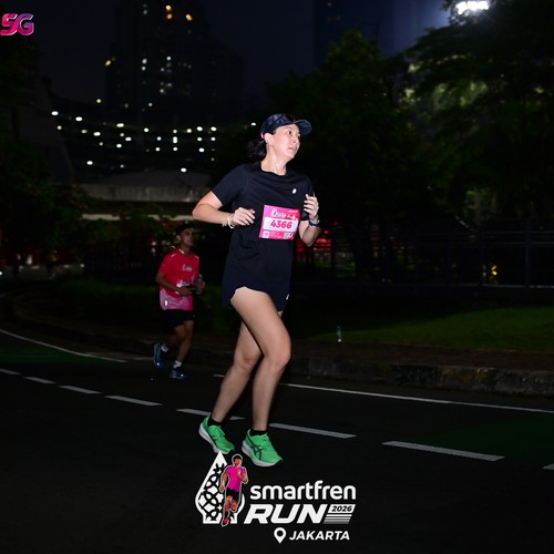 Race photo from SMARTFREN RUN 2026