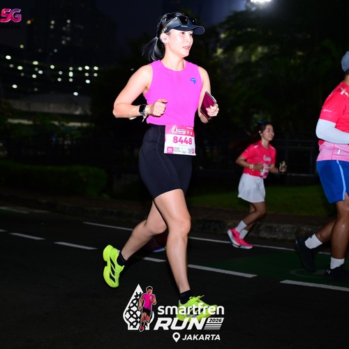 Race photo from SMARTFREN RUN 2026