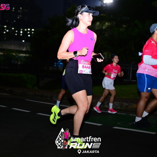 Race photo from SMARTFREN RUN 2026