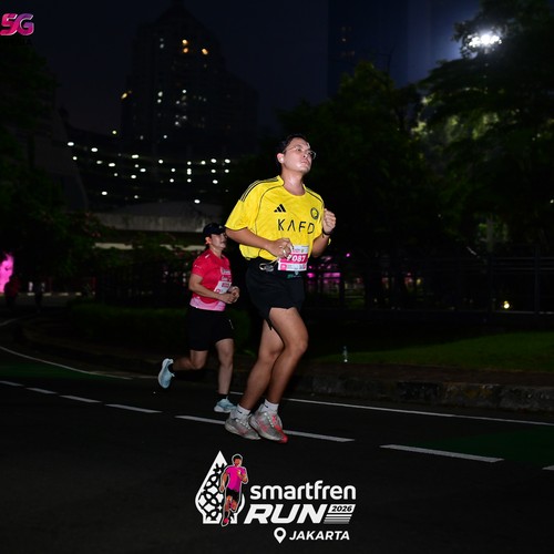 Race photo from SMARTFREN RUN 2026