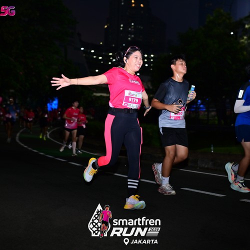 Race photo from SMARTFREN RUN 2026