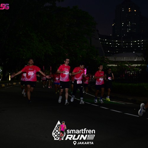 Race photo from SMARTFREN RUN 2026
