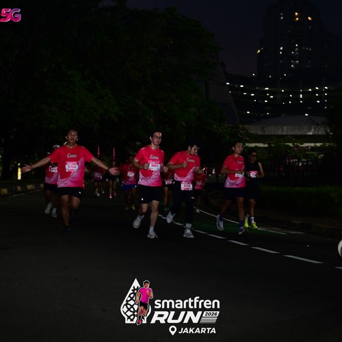 Race photo from SMARTFREN RUN 2026