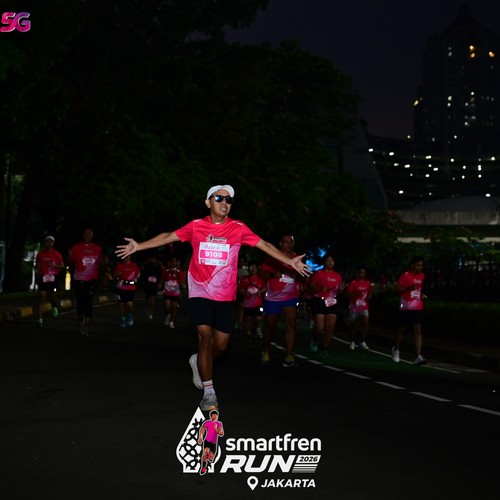 Race photo from SMARTFREN RUN 2026