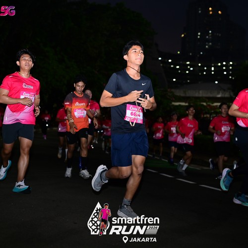 Race photo from SMARTFREN RUN 2026