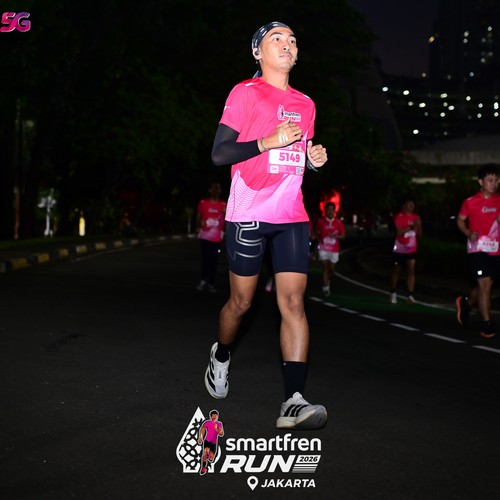 Race photo from SMARTFREN RUN 2026