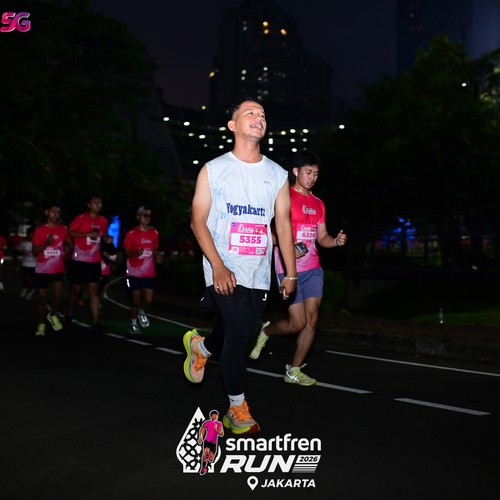 Race photo from SMARTFREN RUN 2026