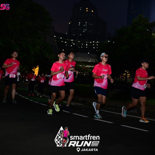 Race photo from SMARTFREN RUN 2026