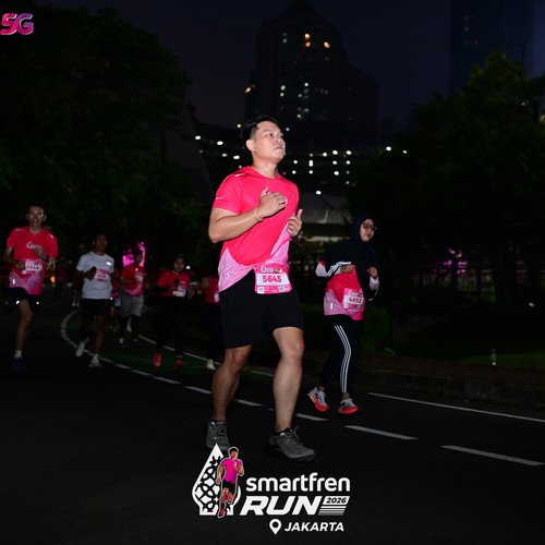 Race photo from SMARTFREN RUN 2026