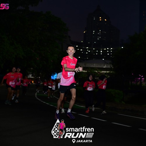 Race photo from SMARTFREN RUN 2026