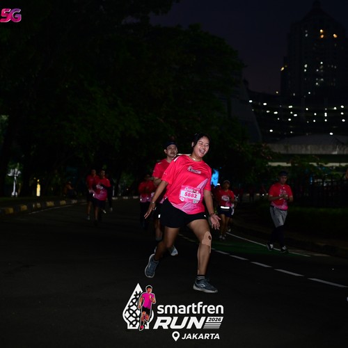 Race photo from SMARTFREN RUN 2026