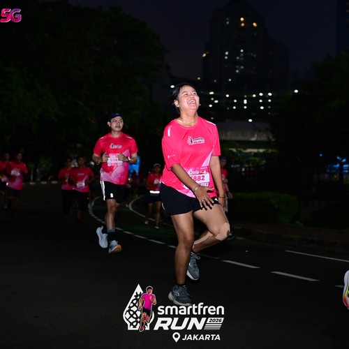 Race photo from SMARTFREN RUN 2026