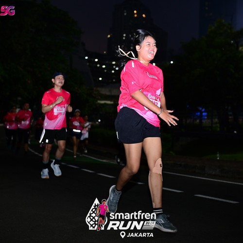 Race photo from SMARTFREN RUN 2026
