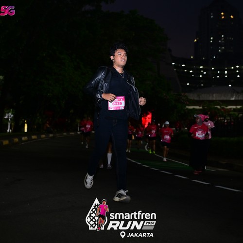 Race photo from SMARTFREN RUN 2026