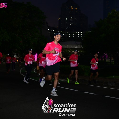 Race photo from SMARTFREN RUN 2026