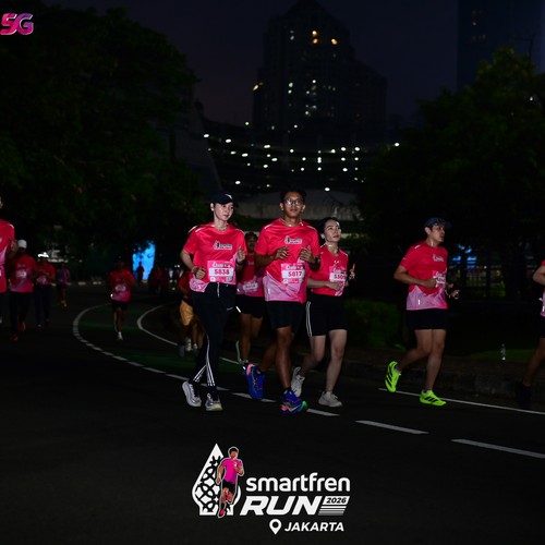 Race photo from SMARTFREN RUN 2026