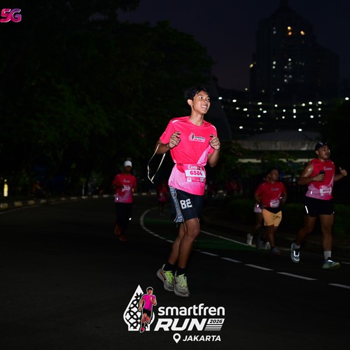 Race photo from SMARTFREN RUN 2026