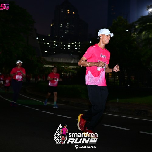 Race photo from SMARTFREN RUN 2026