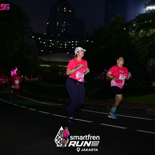 Race photo from SMARTFREN RUN 2026