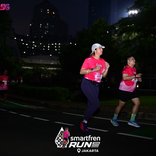 Race photo from SMARTFREN RUN 2026