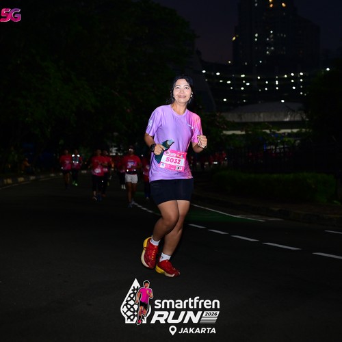 Race photo from SMARTFREN RUN 2026