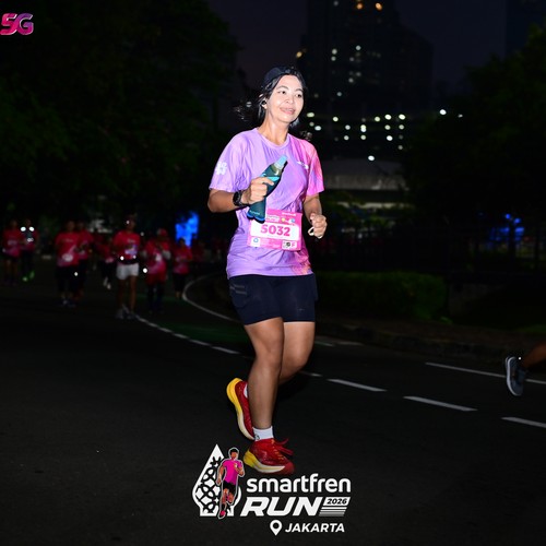 Race photo from SMARTFREN RUN 2026